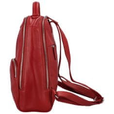 Katana Luxusní dámský kožený batůžek Katana Genevieve, červená