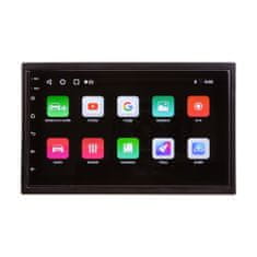 CARCLEVER 2DIN autorádio s 7 LCD, OS Android, WI-FI, GPS, Carplay, Bluetooth, 2x USB (80824AC)
