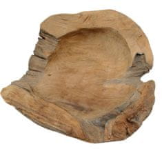 Linder Exclusiv Dekorativní mísa z teakového dřeva 60 cm