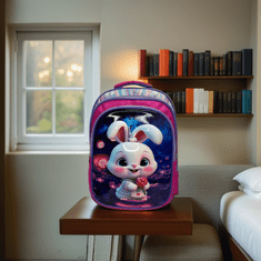 Bábätkám Školní taška s motivem 3D zajíčka
