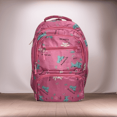 Bábätkám Školní batoh pro dívky růžový