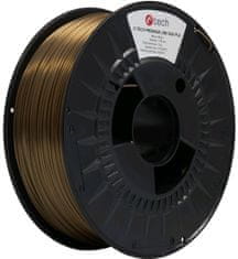 C-Tech PREMIUM LINE tisková struna (filament), Silk PLA, 1,75mm, 1kg, bronz (3DF-P-SPLA1.75-BRONZE)