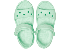 Crocs Crocband Sandals pro děti, 24-25 EU, C8, Sandály, Pantofle, Neo Mint, Zelená, 12856-3TI