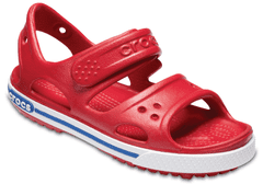 Crocs Crocband II Sandals pro děti, 27-28 EU, C10, Sandály, Pantofle, Pepper/Blue Jean, Červená, 14854-6OE