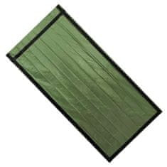 Northix Nouzový spací pytel - 200 x 90 cm - zelený 