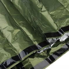 Northix Nouzový spací pytel - 200 x 90 cm - zelený 