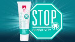 Curaprox Edel White STOP, Sensitive zubní gel, 75 ml