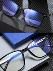 VeyRey Pánské brýle blokující modré světlo Candlebees Oválné Černá Univerzální
