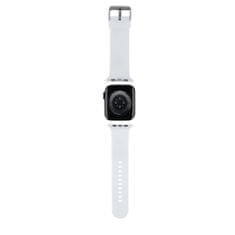 Karl Lagerfeld Řemínek Karl Head NFT na Apple Watch 38 - 40 bílý