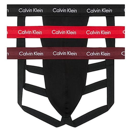 Calvin Klein 3 PACK - pánské slipy JOCK STRAP NB3054A-I20