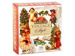 sarcia.eu BASILUR Vintage Style Assorted Ovocná čajová směs v sáčcích, vánoční čaj x1