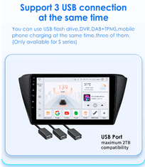 Hizpo 2GB Android Autorádio ŠKODA FABIA 3 III Bluetooth Handsfree Autorádio Skoda Fabia mk3 Parkovací kamera zdarna, GPS Navigace Skoda Fabia 3. generace