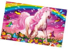 Unicorn Originální kusový koberec růžový 120x160 cm - Jednorožec