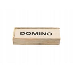 Northix Hra Domino v dřevěné krabici 