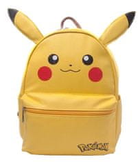 CurePink Batoh Pokémon: Pikachu (objem 9 litrů|30 x 26 x 12 cm) žlutý polyester