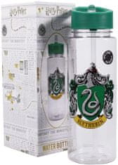 CurePink Plastová láhev na pití Harry Potter: Erb Zmijozelu (objem 700 ml)