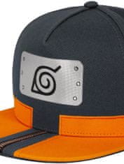 CurePink Snapback čepice - kšiltovka snapback Naruto Shippuden: Logo (nastavitelná)