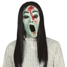 Guirca Maska latexová Zombie žena s vlasy