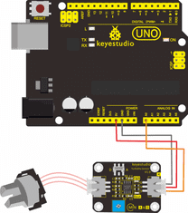 Keyestudio Keyestudio Arduino senzor zákalu vody V1.0