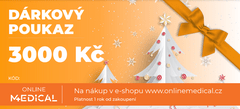 OnlineMedical Vánoční dárkový poukaz OnlineMedical - 3000 Kč