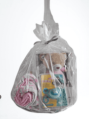 Babys Babygift newborn set, Kojenecké potřeby v dárkovém balení, růžová