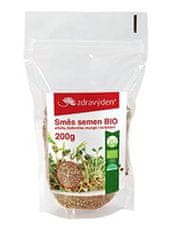Zdravý den Směs semen na klíčení 1 BIO alfalfa, ředkvička, mungo 200g