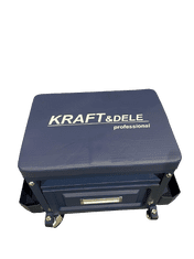 Kraft&Dele Pojízdná dílenská stolička se zásuvkou KD10761