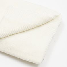 NEW BABY Bambusová pletená deka 100x80 cm cream