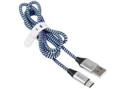 Tracer USB 2.0 TYPE-C A Male - C Male 1,0m kabel černo-modrý