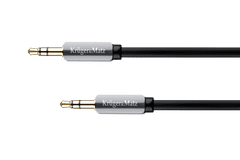 shumee Stereo jack kabel 3,5 zástrčka - zástrčka 1,5 m Kruger & Matz pružinový kabel