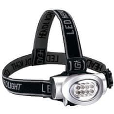 SENCOR SLL 50 Čelová svítilna 8 LED 3xAAA, stříbrná 35032999