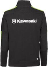 Kawasaki mikina RIVER MARK Zip černo-bílo-zelená XL