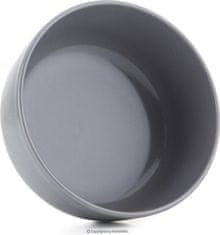 Konsimo Jídelní sada talířů pro 6 osob VICTO 18 ks bílá/šedá/černá