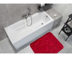 Protiskluzová koupelnová předložka 3D 0133 Red 40x50