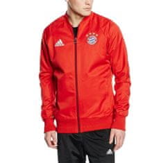 Adidas Mikina červená 164 - 169 cm/S FC Bayern Anthem Jacket