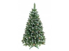 TopKing Vánoční stromeček s šiškami 120 cm borovice diamantová 