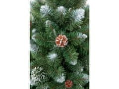 TopKing Vánoční stromeček s šiškami 160 cm borovice diamantová 