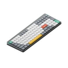 NuPhy Air96 Bezdrátová mechanická klávesnice Slim, šedá, Gateron Aloe