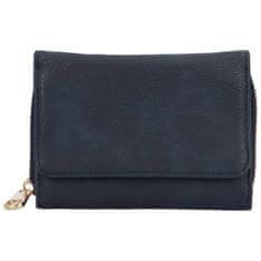 Coveri WORLD Dámská malá koženková peněženka Annien, modrá