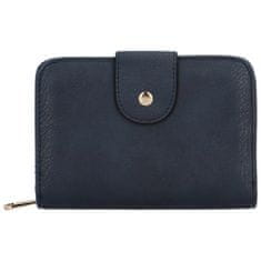 Coveri WORLD Malá dámská koženková peněženka Bellena, modrá
