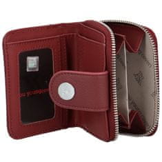 Coveri WORLD Malá dámská koženková peněženka Antalla, červená