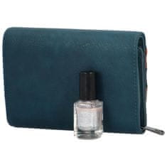 Coveri WORLD Malá dámská koženková peněženka Tristee, nebesky modrá