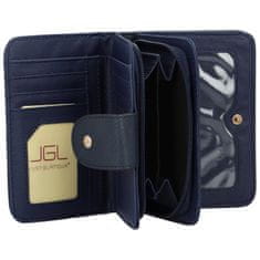 Coveri WORLD Malá dámská koženková peněženka Bellena, modrá