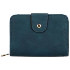 Coveri WORLD Malá dámská koženková peněženka Bellena, nebesky modrá