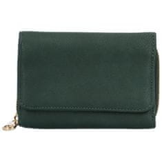 Coveri WORLD Dámská malá koženková peněženka Annien, tmavě zelená