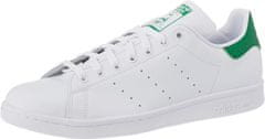 Adidas STAN SMITH SHOES Unisex, 45 1/3 EU, US11, Boty, tenisky, White/Green, Bílá, M20324