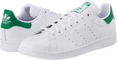 Adidas STAN SMITH SHOES Unisex, 45 1/3 EU, US11, Boty, tenisky, White/Green, Bílá, M20324