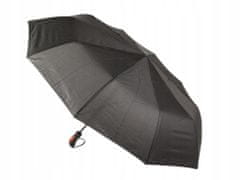 Verk 25006 Skládací deštník 100 cm, dřevěná rukojeť černý