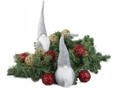 Verk 26009 Vánoční dekorace Skřítek 30 cm šedý