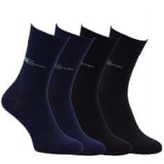 Zdravé Ponožky Zdravé ponožky pánské bavlněné jednobarevné elastické klasické ponožky 7102023 2pack , 39-42